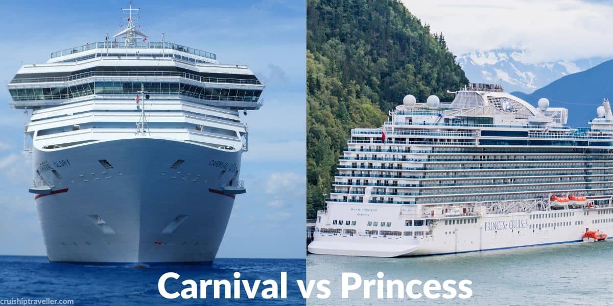 carnival vs princess alaska cruise