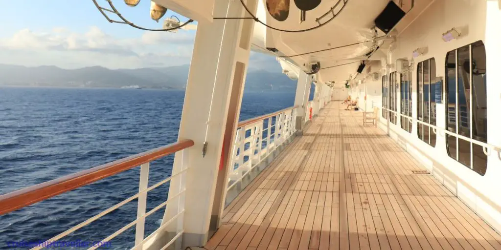 Deck one Cruise ship
