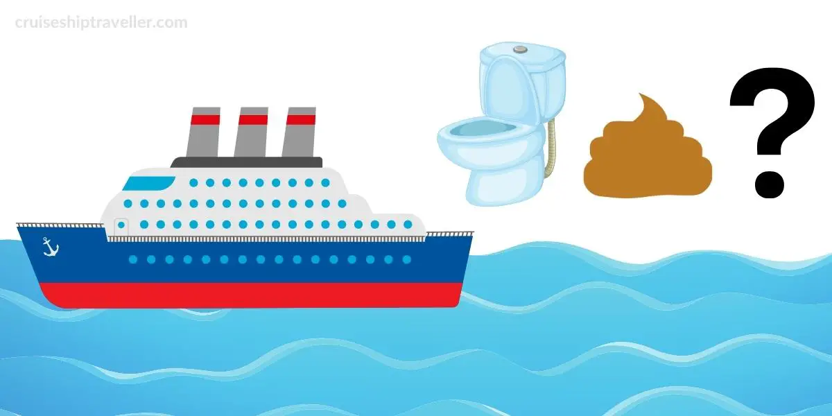 What happens to human waste on a cruise ship