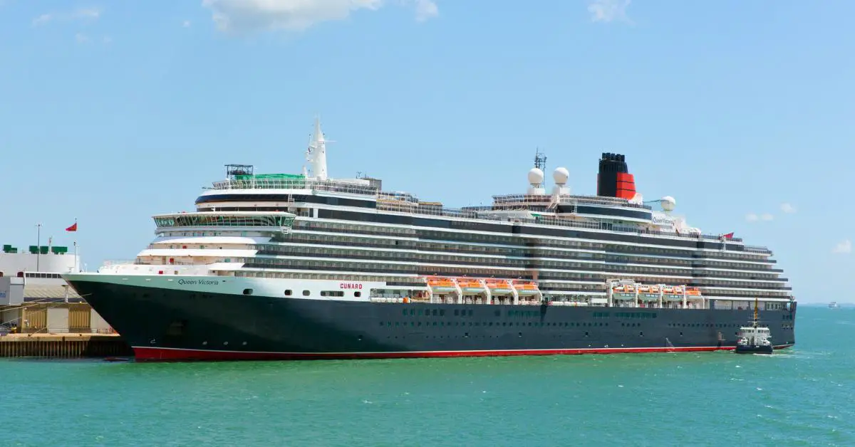 Cunard Queen Victoria Ship docked in Southampton