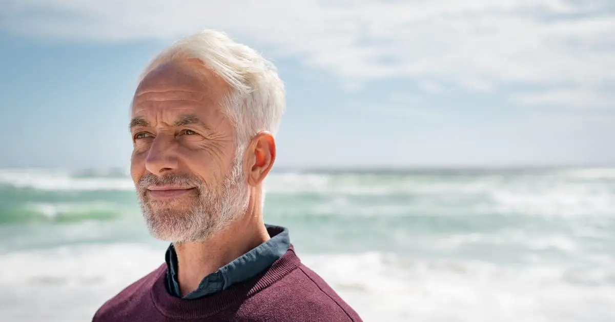 Senior Man By the Sea