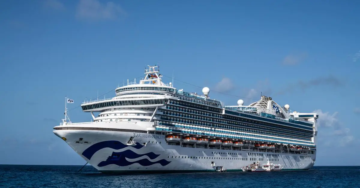 Caribbean Princess docked for Princess Cays 