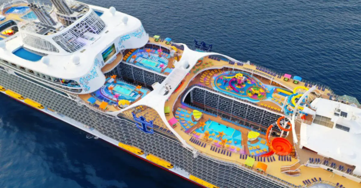 Royal Caribbean Wonder of the Seas - Aerial View