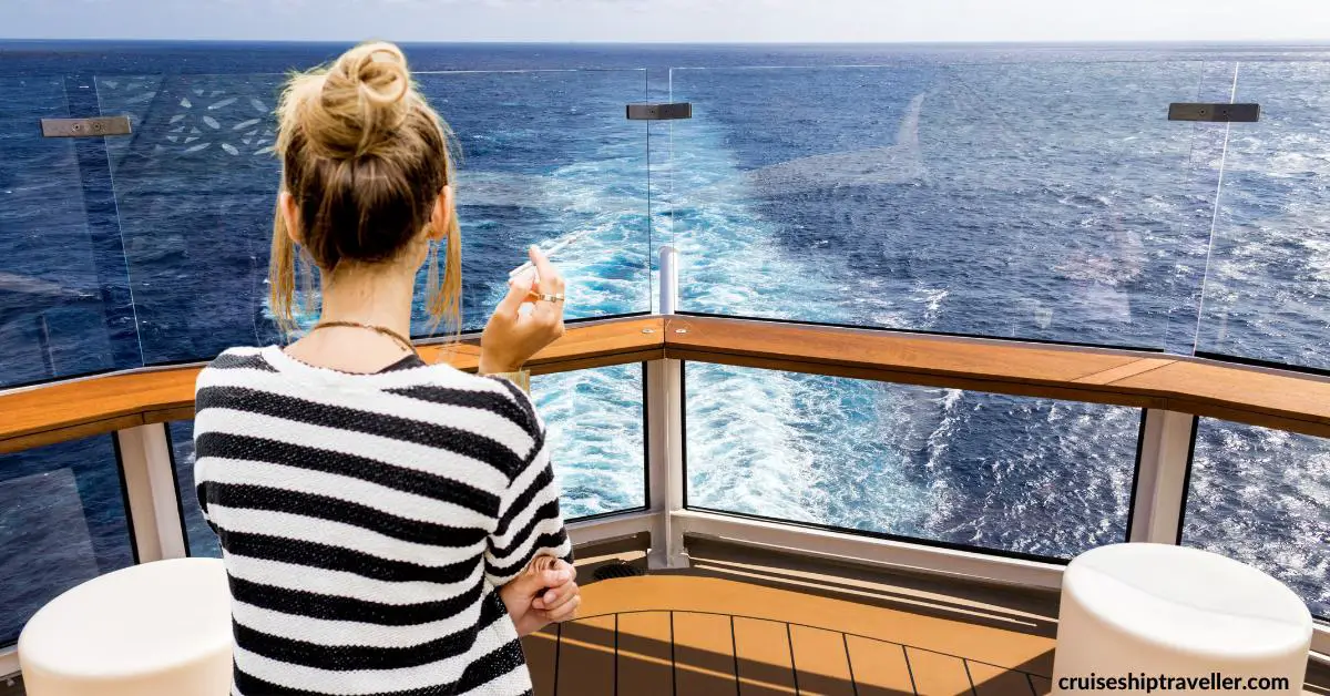 Can you smoke on a cruise ship