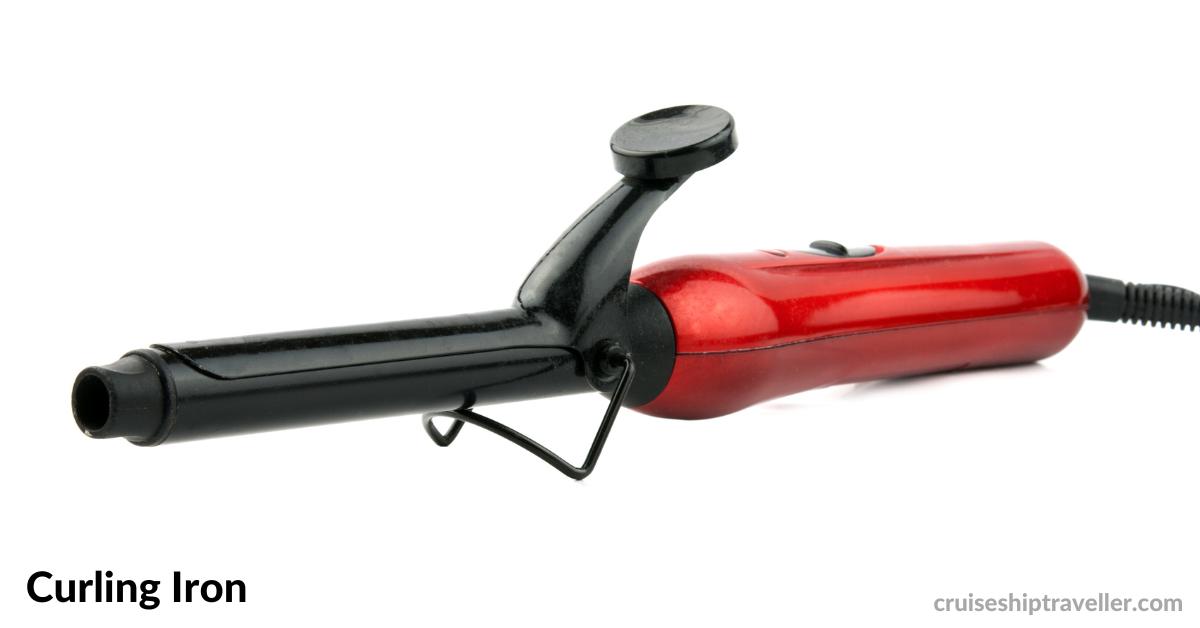 Curling Iron to pack for a cruise