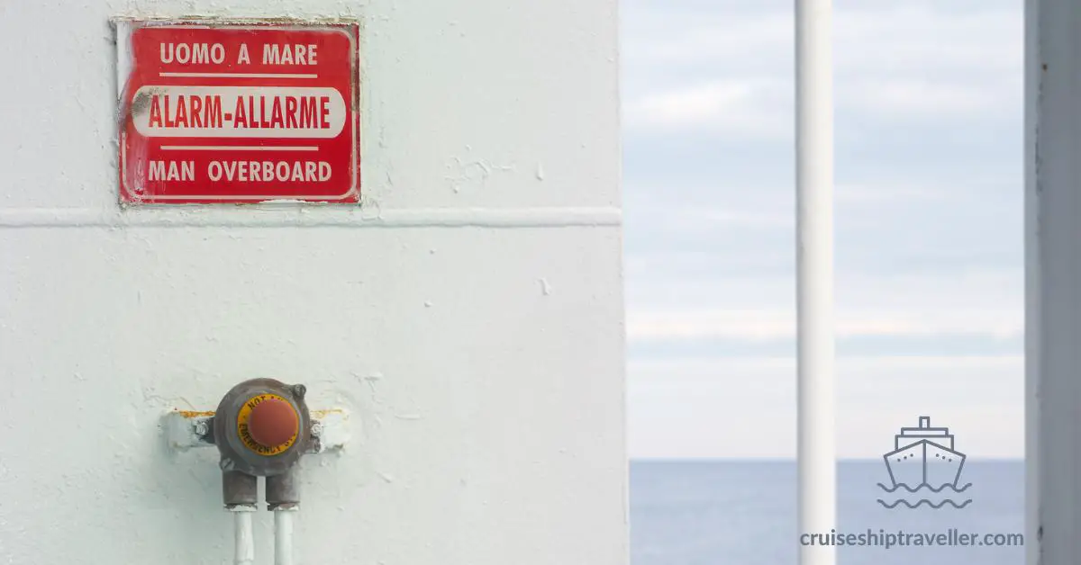 Man Overboard Notice and Alarm