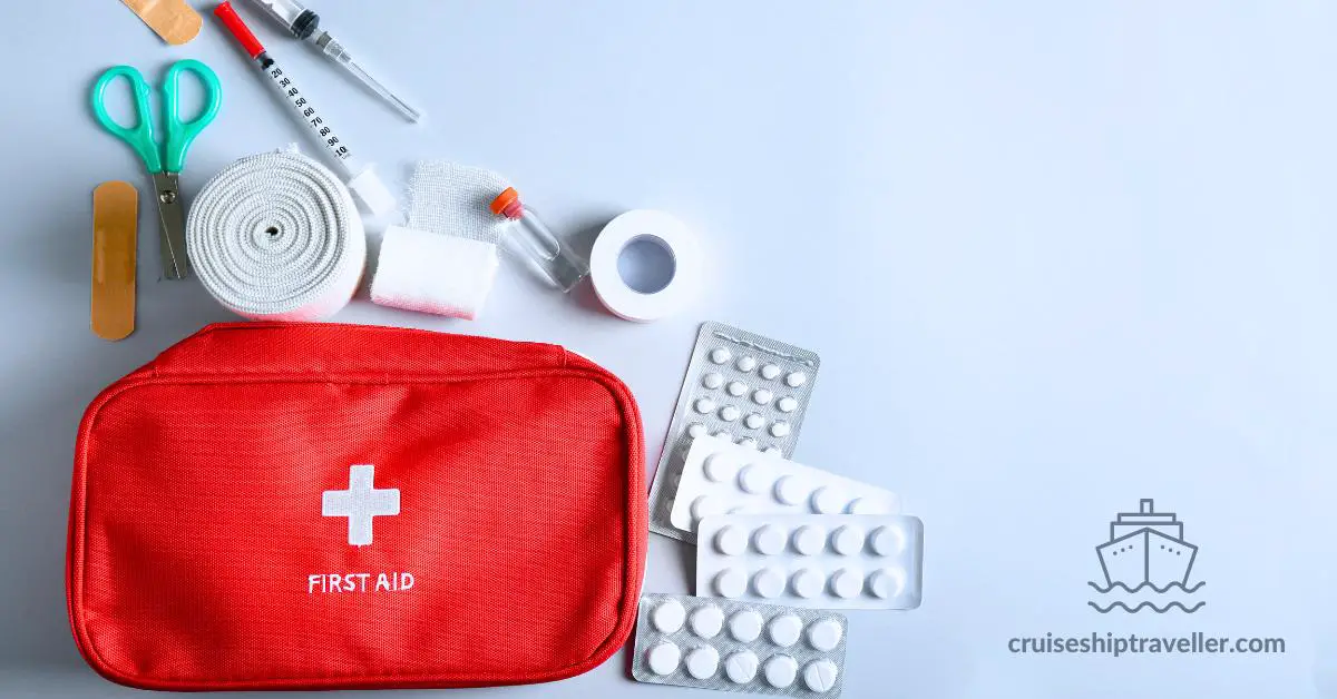 First aid kit for medical emergency