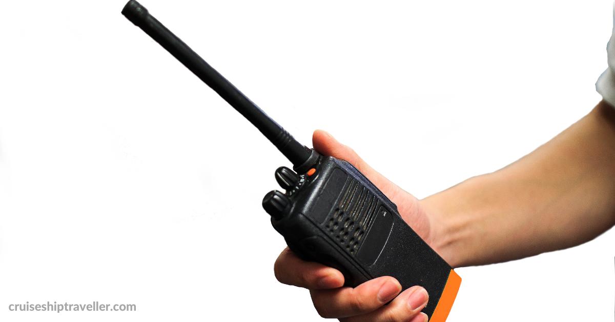 Long antenna walkie talkie