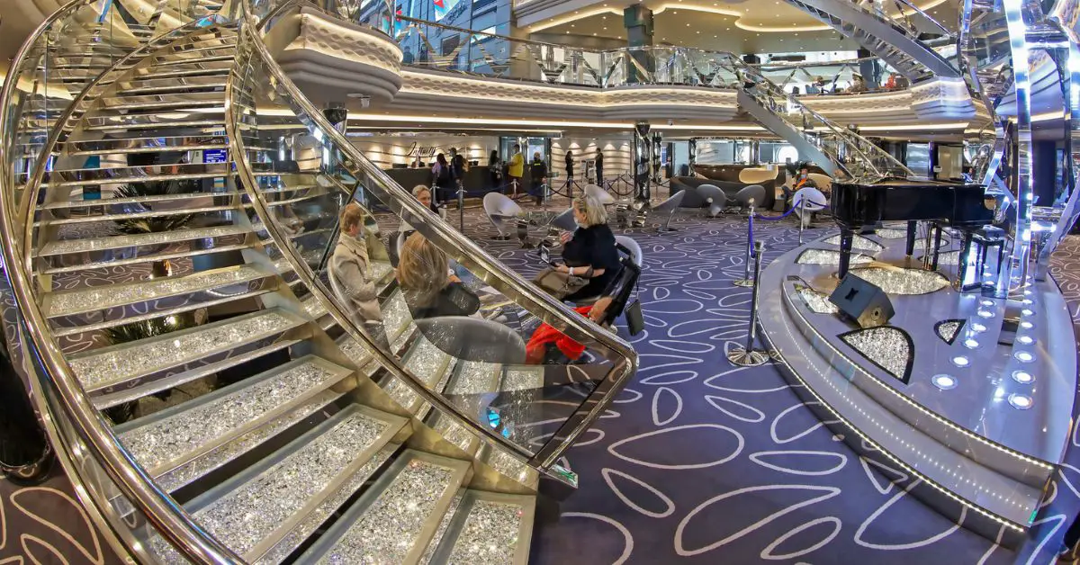 MSC Grandiosa Maltese Pavilion staircase